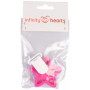 Infinity Hearts Suspender Clips Silicone Star Cerise 5x5cm - 1 pcs