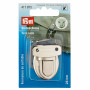 Prym click lock/Bag lock Soft Steel Silver 26x35mm