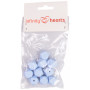 Infinity Hearts Beads Geometric Silicone Sky Blue 14mm - 10 pcs