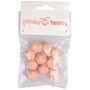 Infinity Hearts Beads Geometric Silicone Peach 14mm - 10 pcs