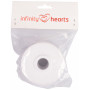 Infinity Hearts Lace Ribbon White 25mm 2.5m
