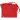 School bag, red, D: 6 cm, size 36x31 cm, 1 pc.