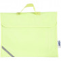 School bag, fluorescent yellow, D: 9 cm, size 36x29 cm, 1 pc.