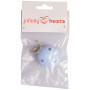 Infinity Hearts Suspender Clips Silicone Round Light Blue 3.5x3.5cm - 1 pcs