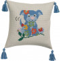 Permin Embroidery Kit Aida Pillow Dog 30x30cm