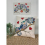 Permin Embroidery Kit Aida Pillow Owls on branch 40x40cm