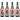 Permin Embroidery Kit Aida Wine Bottle Apron Santas 10x15cm - 4 pcs.