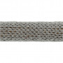 Knitted Tube, grey, W: 15 mm, 10 m/ 1 roll