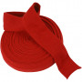 Knitted Tube, christmas red, W: 60 mm, 10 m/ 1 roll