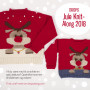 Children Christmas Jumper KAL 2018 by DROPS Design Alaska and Alpaca Bouclé Size 2 - 12 years