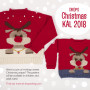 Children Christmas Jumper KAL 2018 by DROPS Design Air Size 2 - 12 years