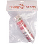 Infinity Hearts Decoration Tape/Masking Tape Assorted Christmas decorations 15mm 5m - 10 pcs