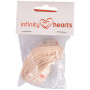 Infinity Hearts Fabric Ribbon/Curling Ribbon Heart/Snowflakes/Christmas Tree 15mm - 3 meters