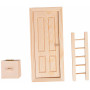 Infinity Hearts Elf Door/Mailbox/Ladder Wood Assorted sizes - 1 set