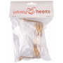 Infinity Hearts Elf Dollglasses Metal Gold 100mm - 5 pcs