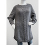 Mayflower Poncho Sweater with Cable - Sweater Knitting Pattern Size S - XXXL