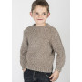 Mayflower Boy's Sweater in Heathered Look - Sweater Knitting Pattern Size 2 - 10 years