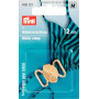 Prym Bikini Clasp or Bra Extenders Gold Metallic 12mm - 1 set