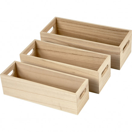 Wooden Storage Boxes L 22 23 5 25 Cm, Wooden Storage Crates Uk