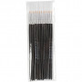 Gold Line Brushes, L: 17 cm, W: 3 mm, round, 12 pc/ 1 pack