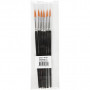 Gold Line Brushes, L: 18,5 cm, W: 5 mm, round, 6 pc/ 1 pack