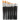 Gold Line Brushes, no. 0+1+2+4+8+12+18+22, L: 17-21,5 cm, W: 1-7 mm, round, 36 pc/ 1 pack