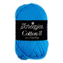 Scheepjes Cotton 8 Yarn Unicolor 563 Blue