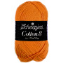 Scheepjes Cotton 8 Yarn Unicolor 639 Orange