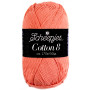 Scheepjes Cotton 8 Yarn Unicolor 650 Dark Peach