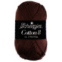 Scheepjes Cotton 8 Yarn Unicolor 657 Brown