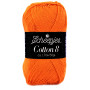 Scheepjes Cotton 8 Yarn Unicolor 716 Dark Orange