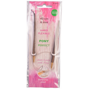 Pony Aluminium/Plastic Circular Knitting Needles Patented Joint 2.75mm / 60cm 14 Sizes in Range 