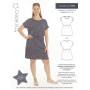 MiniKrea Sewing Pattern 70050 Dolman Dress Size 34-50
