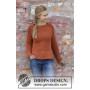 Last Days of Autumn by DROPS Design - Knitted Jumper Pattern Sizes S - XXXL