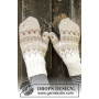 Talvik Mittens by DROPS Design - Knitted Mittens Pattern Size S/M