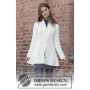 Ice Dancer by DROPS Design - Knitted Jacket Pattern Sizes S - XXXL