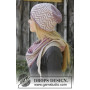 Purple Way by DROPS Design - Knitted Hat and Shawl Pattern Sizes S - L