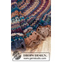 Alberta Autumn by DROPS Design - Crocheted Shawl Pattern 148x59 cm