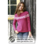 Daisy Delight by DROPS Design - Knitted Jumper Pattern Sizes S - XXXL