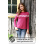 Daisy Delight by DROPS Design - Knitted Jumper Pattern Sizes S - XXXL