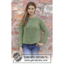 Clover by DROPS Design - Knitted Jumper Pattern Sizes S - XXXL