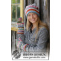 Happy Winter by DROPS Design - Knitted Hat and Mittens Pattern Sizes S - L