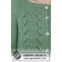 Green Luck by DROPS Design - Knitted Jacket Pattern Sizes S - XXXL