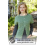 Green Luck Cardi by DROPS Design - Knitted Vest Pattern Sizes S - XXXL