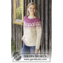 Diamond Delight by DROPS Design - Knitted Jumper Pattern Sizes S - XXXL
