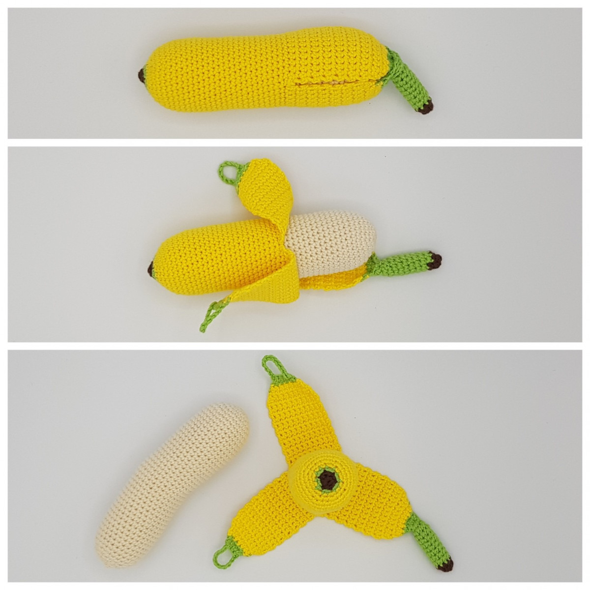 Вязание крючком банан