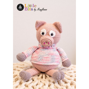 Mayflower Little Bits Grynte the Pig - Crochet Teddy Pattern