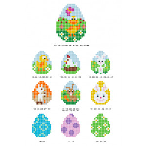 Easter Pattern Pixelhobby - Easter Beadpattern - 10 pcs.