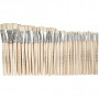 Nature Line Brushes, no. 00+0+1+2+4+8+12+14+20+22, L: 17,5-20,5 cm, W: 3-22 mm, flat, 10x12 pc/ 1 pack