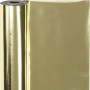 Wrapping Paper, gold, W: 50 cm, 65 g, 100 m/ 1 roll